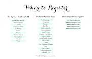 All Wedding Registries